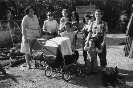 Native Americans on Mackinac Island where Phyllis Cameron-Johnson taught in the 1950's.