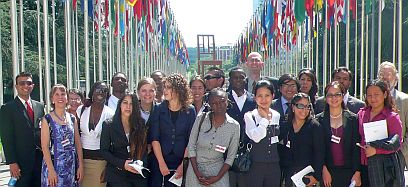 Les Caux Scholars à l'ONU