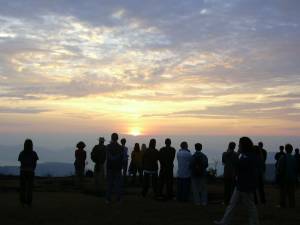 Sunrise over Asia Plateau with 'Action for Life' 2.