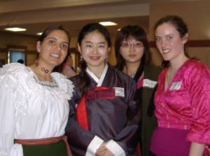 A Hyun from Korea and Zahra