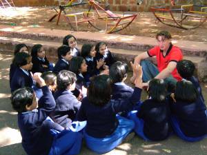 AfL 3 visiting school in Panchgani