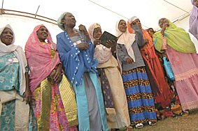 Ugandan participants to African conference 2005