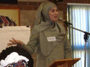 Co-chair Zahra Hijazi