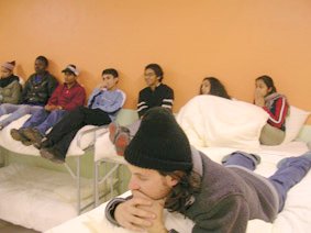 Participants sharing experiences at SA project 'Keeping Peace Alive'
