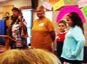 Lisa Madden gives a 'Welcome to Country' at the beginning