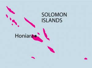 Map Solomon Islands