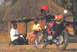 Motor cycle maintenance in Africa