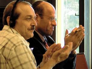 Yasser Abed Rabbo and Avraham Burg