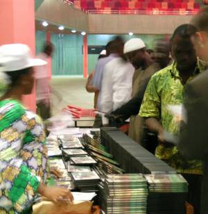 DVD sales at the premiere show in Abuja