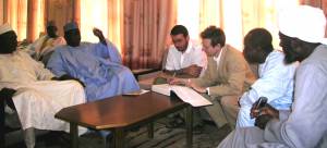 The team meets with the Managing Director and Chief Executive of Kaduna State Media Corporation, Zubair Abdur Ra’uf