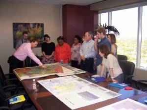 ACTION learns about water issues at the Law Offices of Moyes Storey.