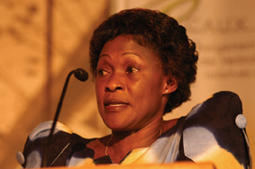 Betty Bigombe, principal negotiator between the Ugandan government and the Lord's Resistance Army