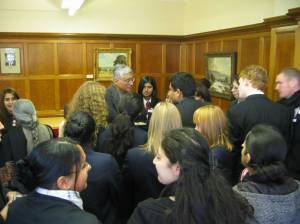 Rajmohan Gandhi at Bradford Grammar School