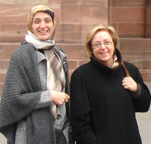 Lina Charafeddine and Marie Chaftari in Strasbourg