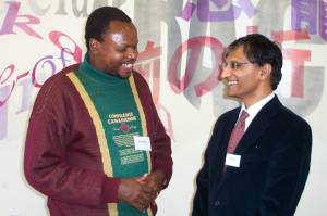 Letlapa Mphahlele with Gerald Pillay