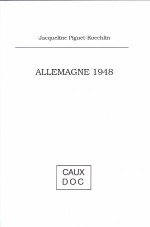 Piguet, Jaqueline, Allemagne, cover