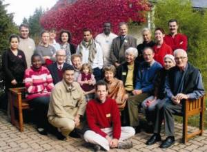 L'équipe française lors d'un week-end de réflexion dans la région parisienne en octobre 2004