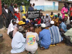 Muslim symbolic ceremony remembering members of the community in Sierra Leone