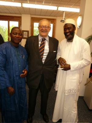 Sommaruga with Imam and Pastor