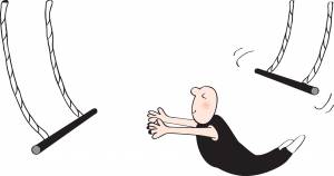 Trapezist, Cartoon
