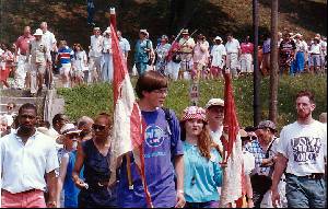 Marche de l'unité en 1993 à Richmond, aux Etats-Unis