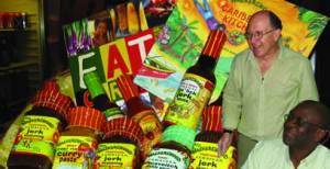 Walkerswood Caribbean Foods, with Woody Mitchell, Managing Director, and Roddy Edwards, Chairman
							
							