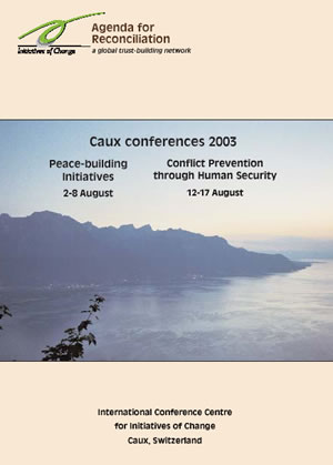 Cover of 2003 AfR Report