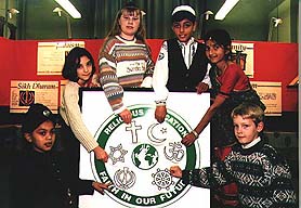 Bradford children at the Interfaith Education Centre
