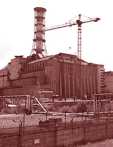 The nuclear reactor at Chernobyl