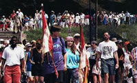 The Unity march in Richmond, Virginia, in 1993