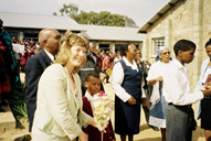 Welsh Education Minister Jane Davidson in Lesotho