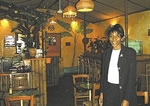 Paulette Pryce at Bamboula Restaurant