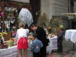 Street market in Chisinau