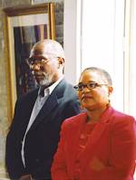 Karen Chandler and Jack McCray of the Charleston Jazz Initiative