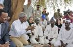 Kofi Annan and Mohamed Sahnoun in Sudan
