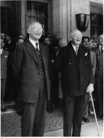 Robert Schuman with Buchman at Caux