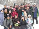 Rob Neal (centre) with his students, China