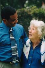Rev. Turner with Cleiland Donnan