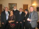 (l-r) Grahame Leonard, Jamila and Imam Sajid, Naim and Suzanne Melhem, Peter Brown