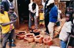 Group of Kenyan Farmers during Claude Bourdin's visit to this country in July 2003
							
							