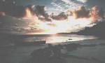 Sunrise over Fiji